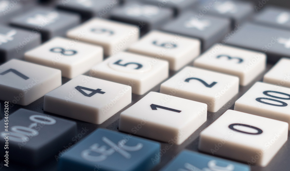 closeup of calculator button on a background closeup of calculator button on a background