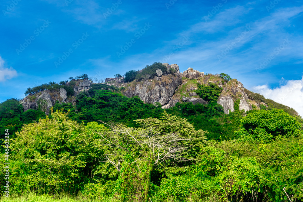 Rocks on top of a hill