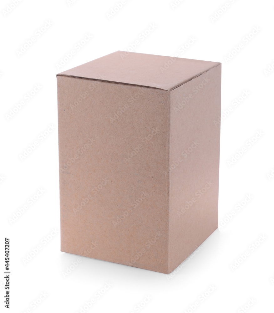 close up of a box on white background close up of a box on white background