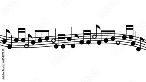 notes de musique- partition