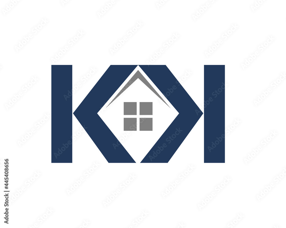 kk letter home logo template 1