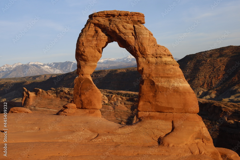 Delicate Arch in Arches National Park, Utah, USA.
