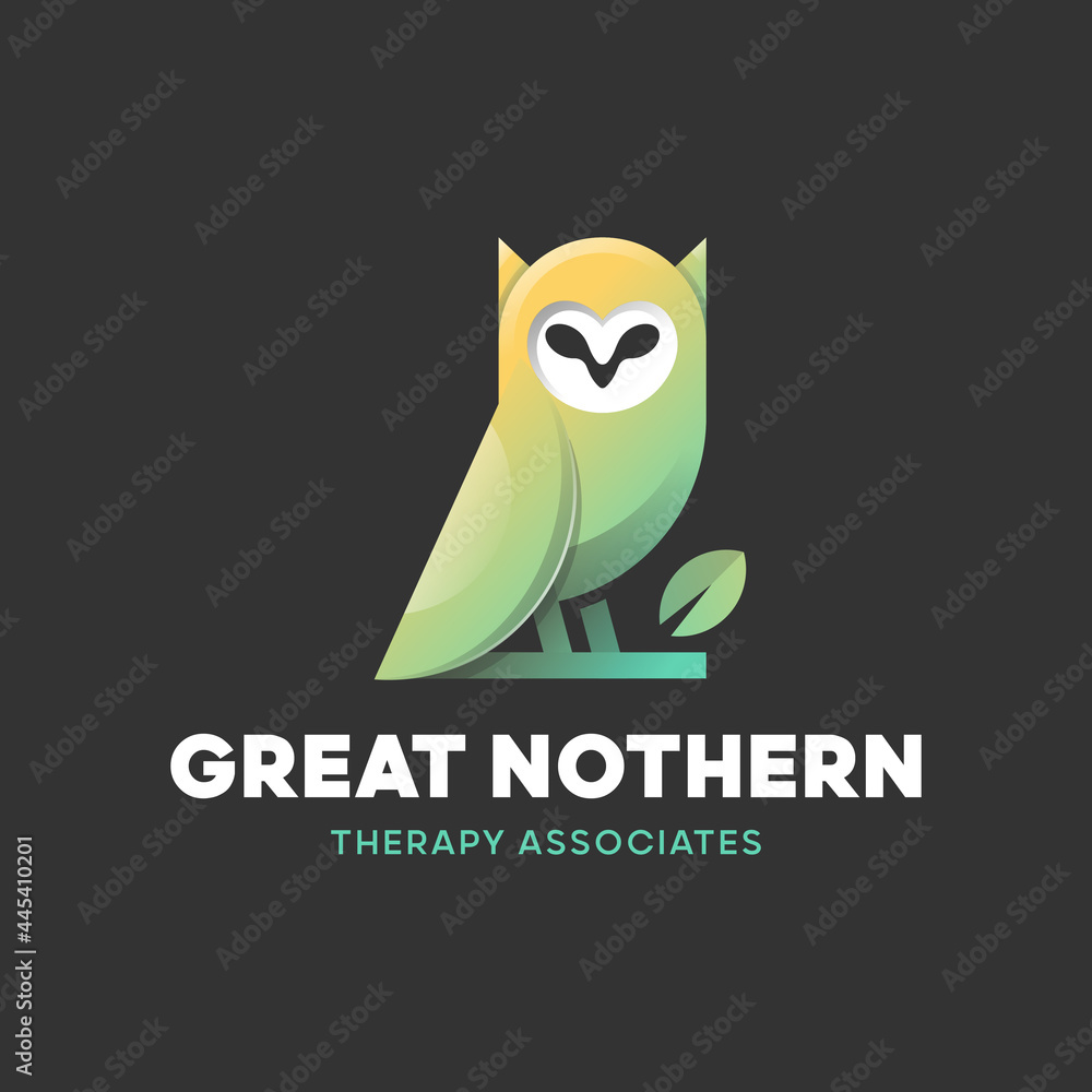 owl leaf logo owl leaf logo