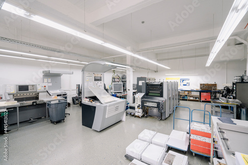 Machinery and sack barrows in advertising industry