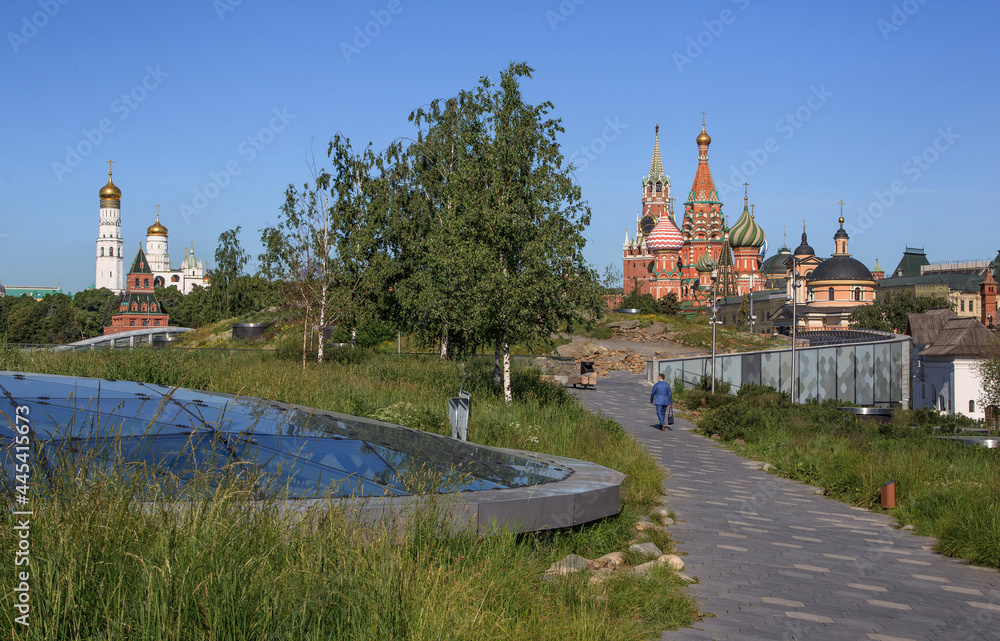 Zaryadye Park in Moscow. Russia Zaryadye Park in Moscow. Russia