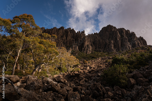 Breathtaking view of Ben Lomond National Park, Tasmania, Australia photo