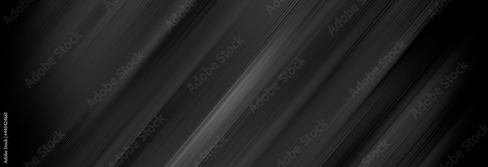 Obraz premium abstract black and silver are light gray with white the gradient is the surface with templates metal texture soft lines tech diagonal background black dark sleek clean modern.