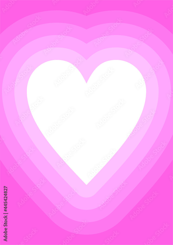 pink background with heart, heart pink rectangular vector frame background vertical, template, blank for postcard, copy space pink background with heart, heart pink rectangular vector frame background vertical, template, blank for postcard, copy space