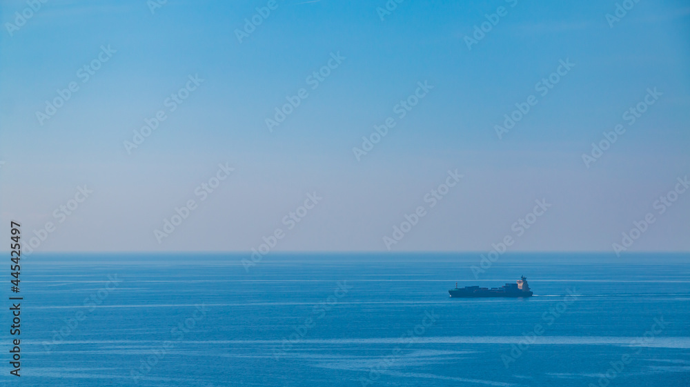 Cargo Ship Mediterranean Sea Cargo Ship Mediterranean Sea