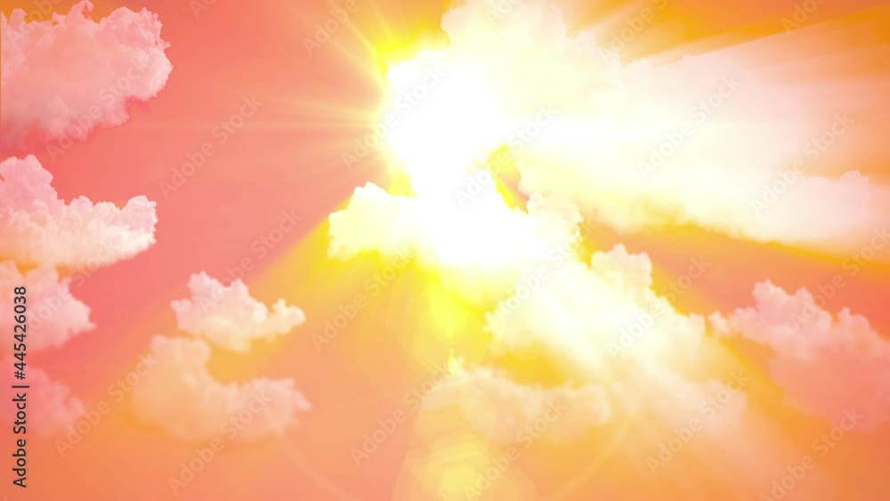 sun rays and beautiful cumulus clouds sunset background sun rays and beautiful cumulus clouds sunset background