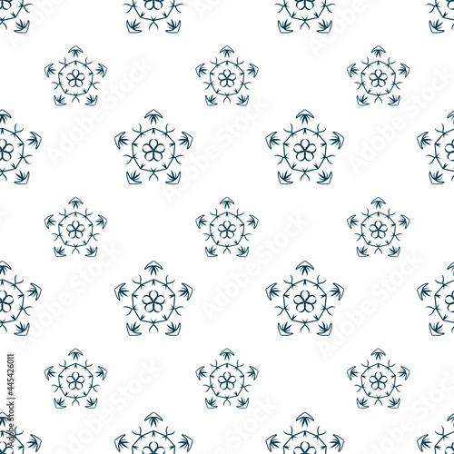 monochrome textile repeat pattern, seamless vector repeat pattern for textile, product packaging, gift cover, fabric and other seamless print work, pattern swatches added to the swatch panel.