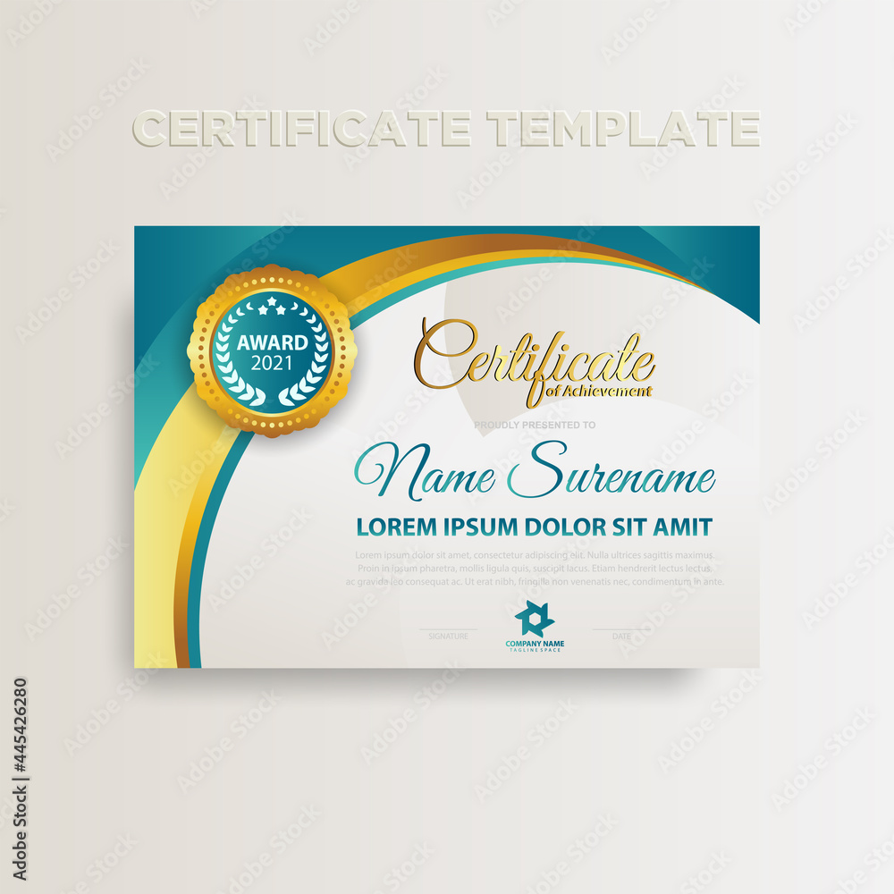 Obraz premium 6. Certificate