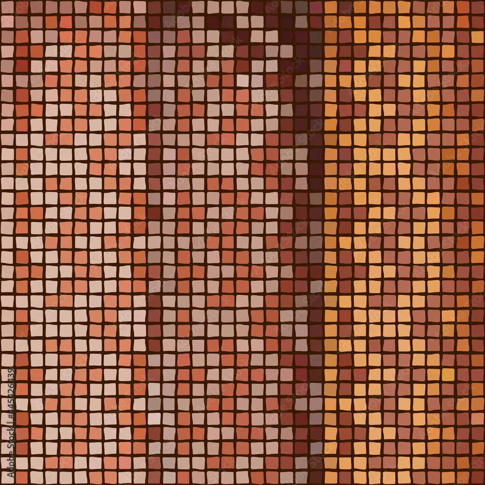 Fototapeta premium Pattern of mosaic in a modern style.
