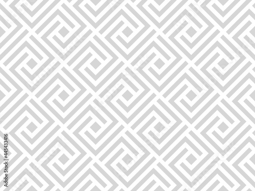 Abstract geometric pattern. A seamless vector background. White and gray ornament. Graphic modern pattern. Simple lattice graphic design.