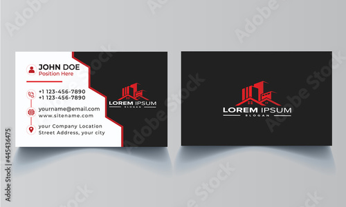 Modern Creative Real Estate Business Card Design Template