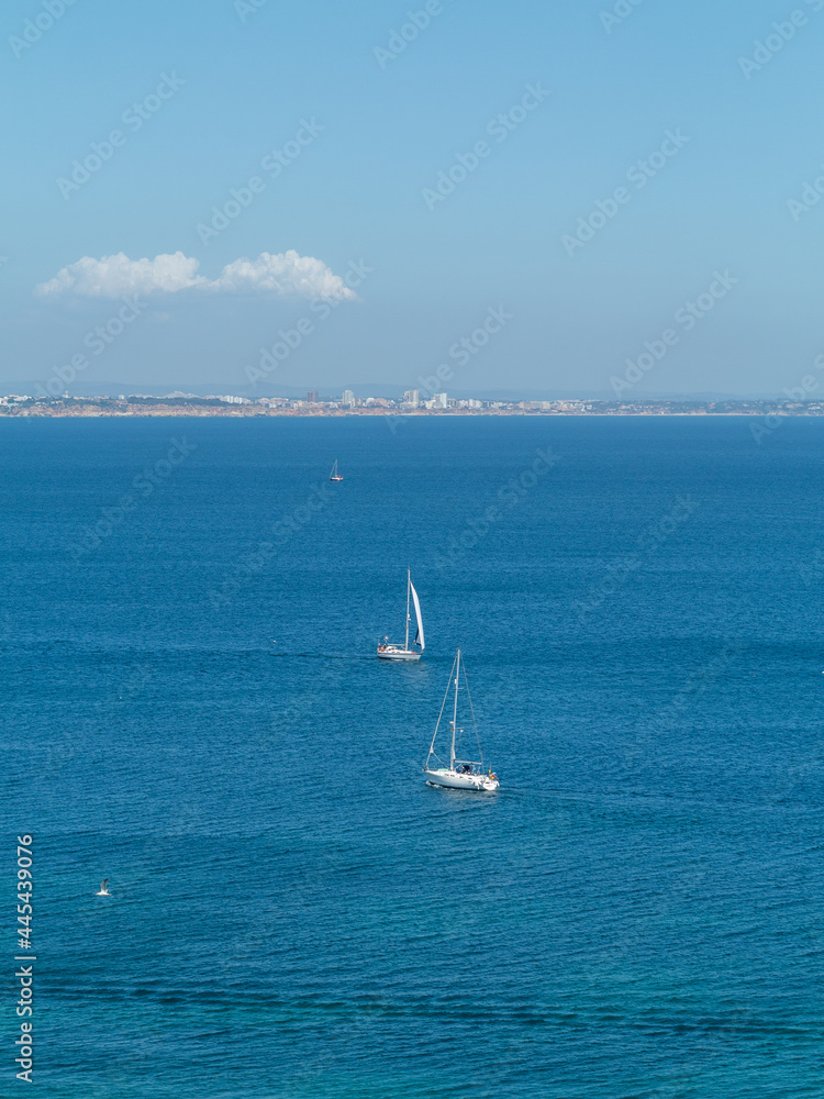 Panoramic view, Ponta da Piedade near Lagos in Algarve, Portugal