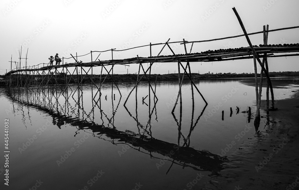 Fototapeta premium Bamboo bridge