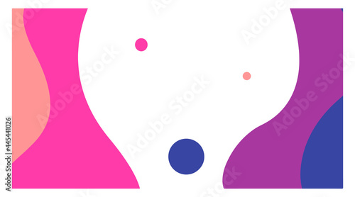 curved abstract copy space in a fluid style. decorative element for background writing text. creative graphic illustration in vector.