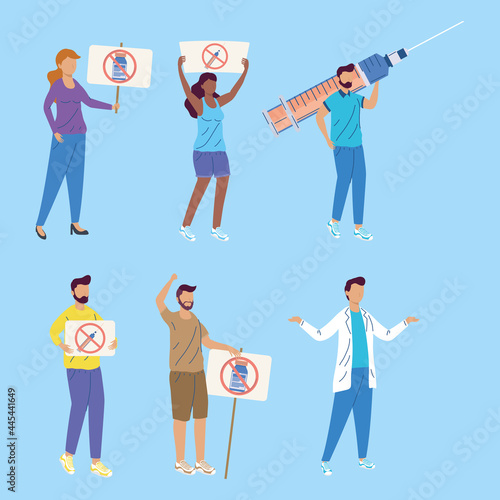 six persons vaccine hesitancy