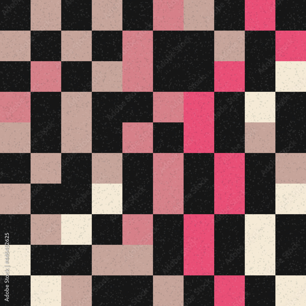 Fototapeta premium Abstract Geometric Pattern generative computational art illustration