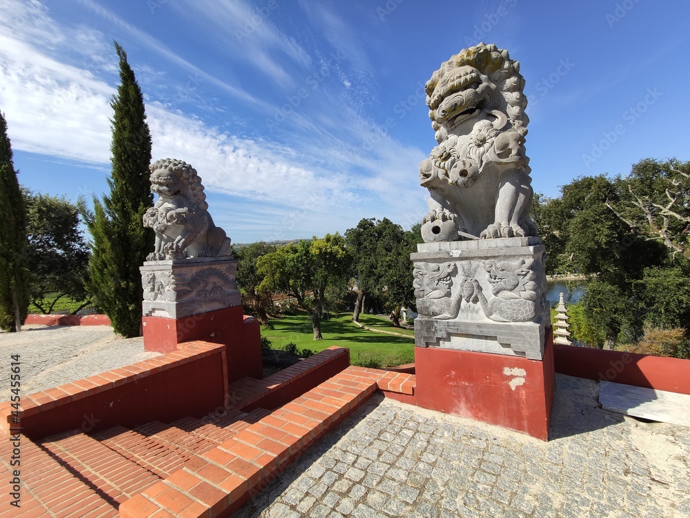 Obraz premium statue of the lion