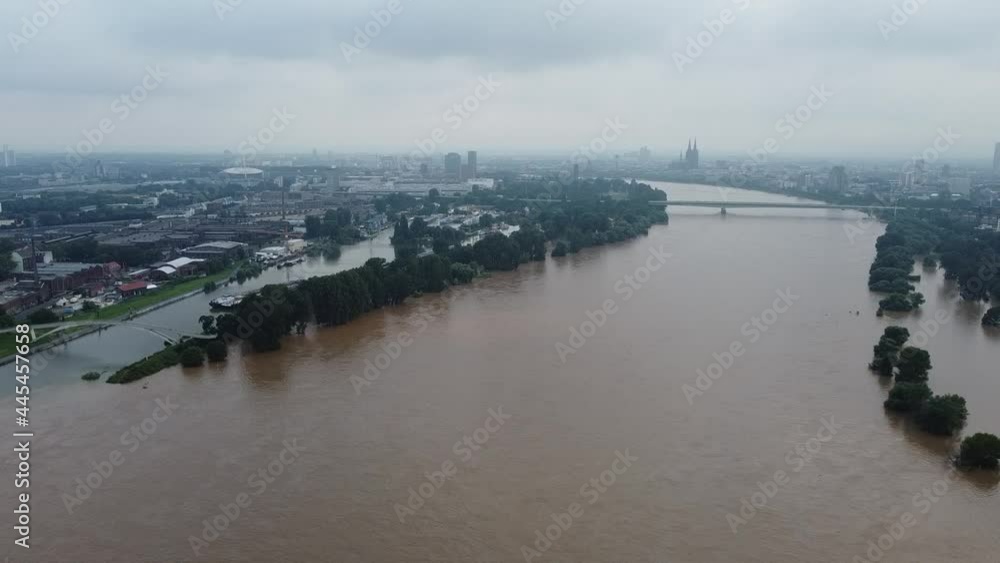 Köln bei Hochwasser Köln bei Hochwasser