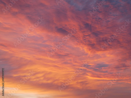 Abendrot mit Wolkenstimmung