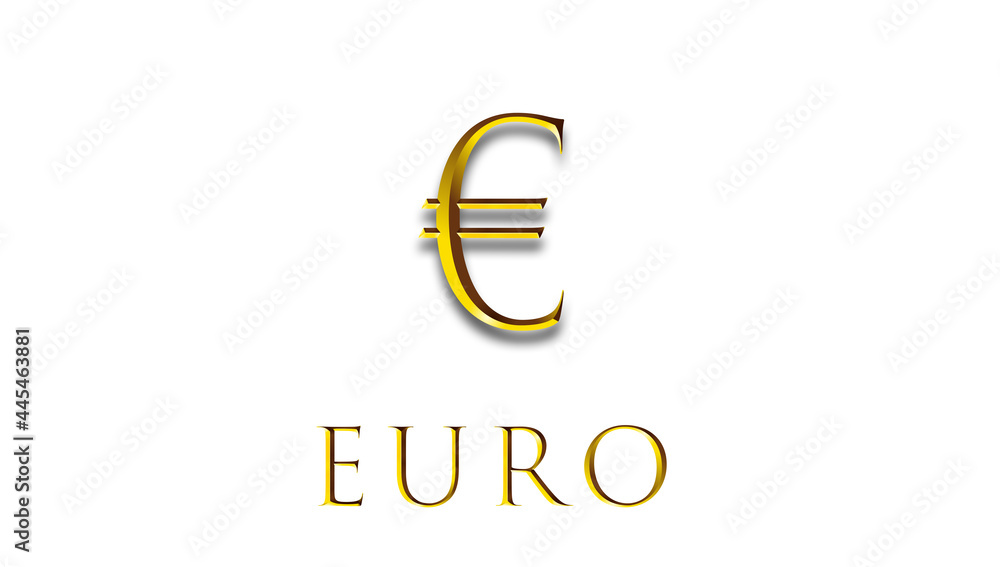 Symbol of Euro in Golden Colour. Euro currency symbols, currency text for italy, spain, australia etc. Symbol of Euro in Golden Colour. Euro currency symbols, currency text for italy, spain, australia etc.