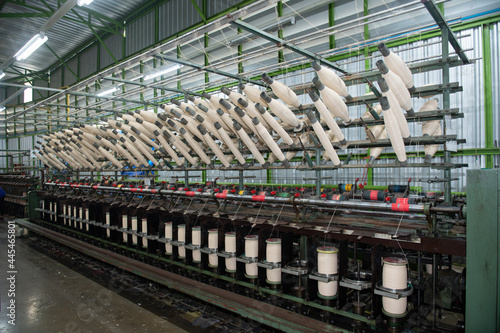 textile coils and rope, textile machine