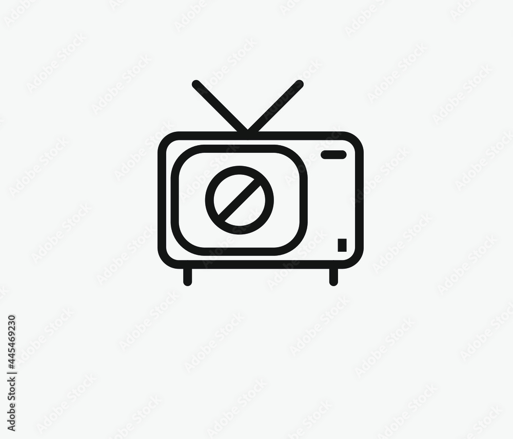 Television vector icon. Editable stroke. Symbol in Line Art Style for Design, Presentation, Website or Apps Elements, Logo. Pixel vector graphics - Vector Television vector icon. Editable stroke. Symbol in Line Art Style for Design, Presentation, Website or Apps Elements, Logo. Pixel vector graphics - Vector