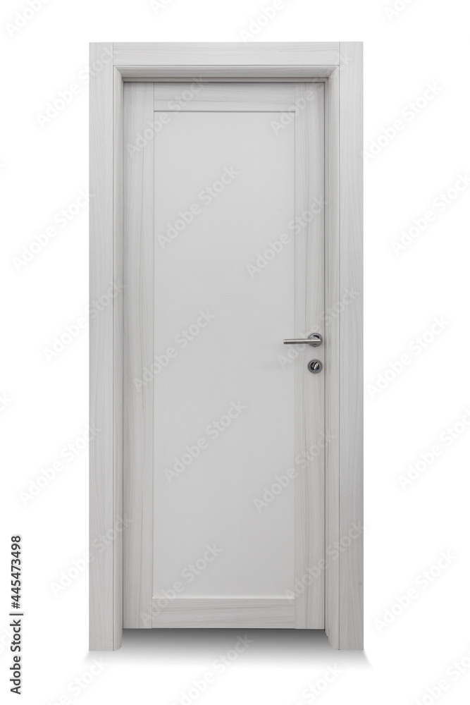 front of wooden door front of wooden door