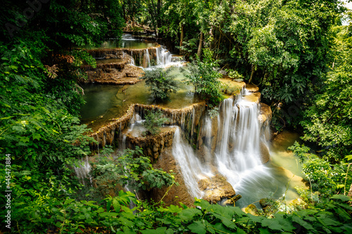 Khuean Srinagarindra National Park, Huay Mae Khamin Waterfalls, in Kanchanaburi, Thailand