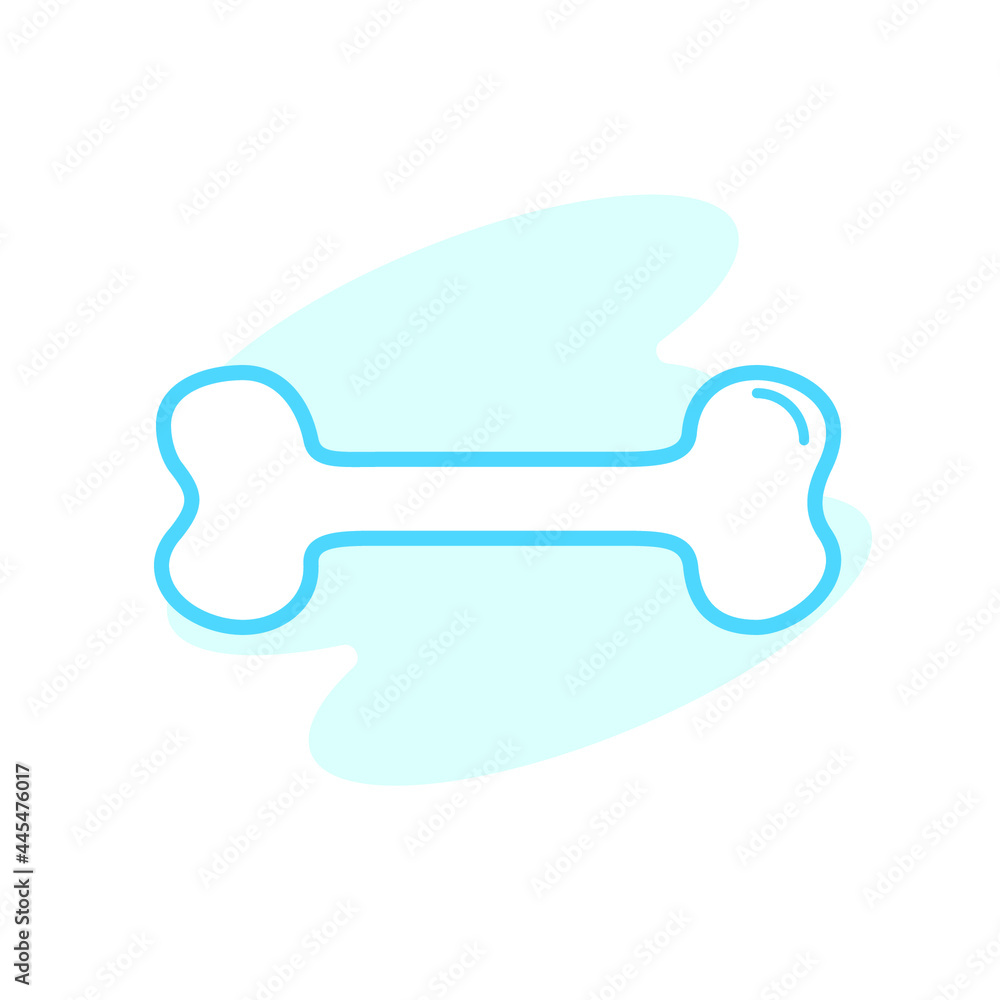 Illustration Vector Graphic of Bone icon Illustration Vector Graphic of Bone icon