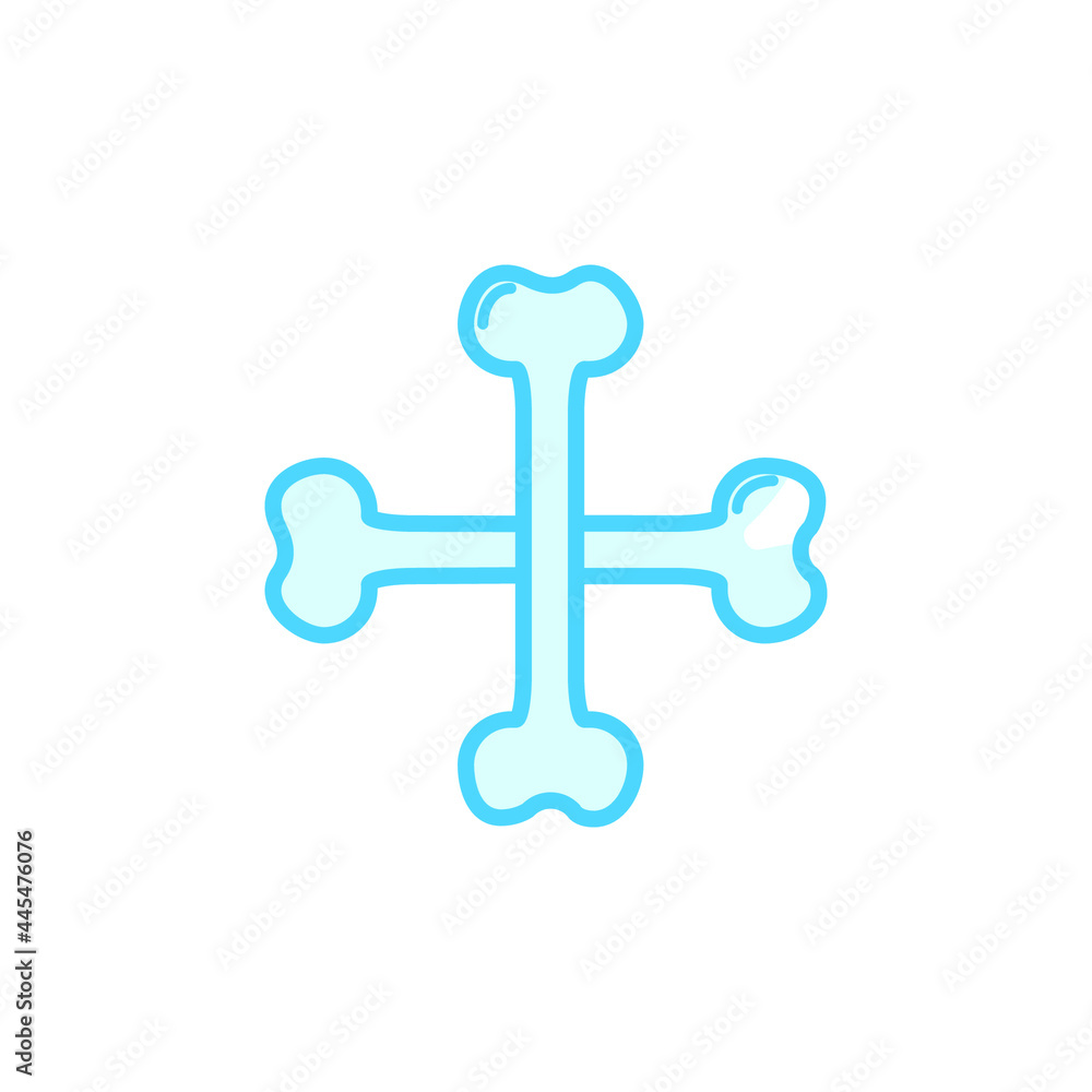 Illustration Vector Graphic of Bone icon Illustration Vector Graphic of Bone icon
