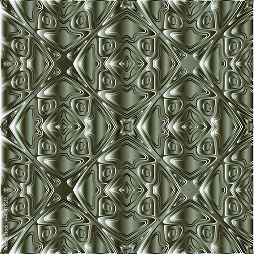 steel metallic gradient with a repeating pattern. Abstract metallic background.