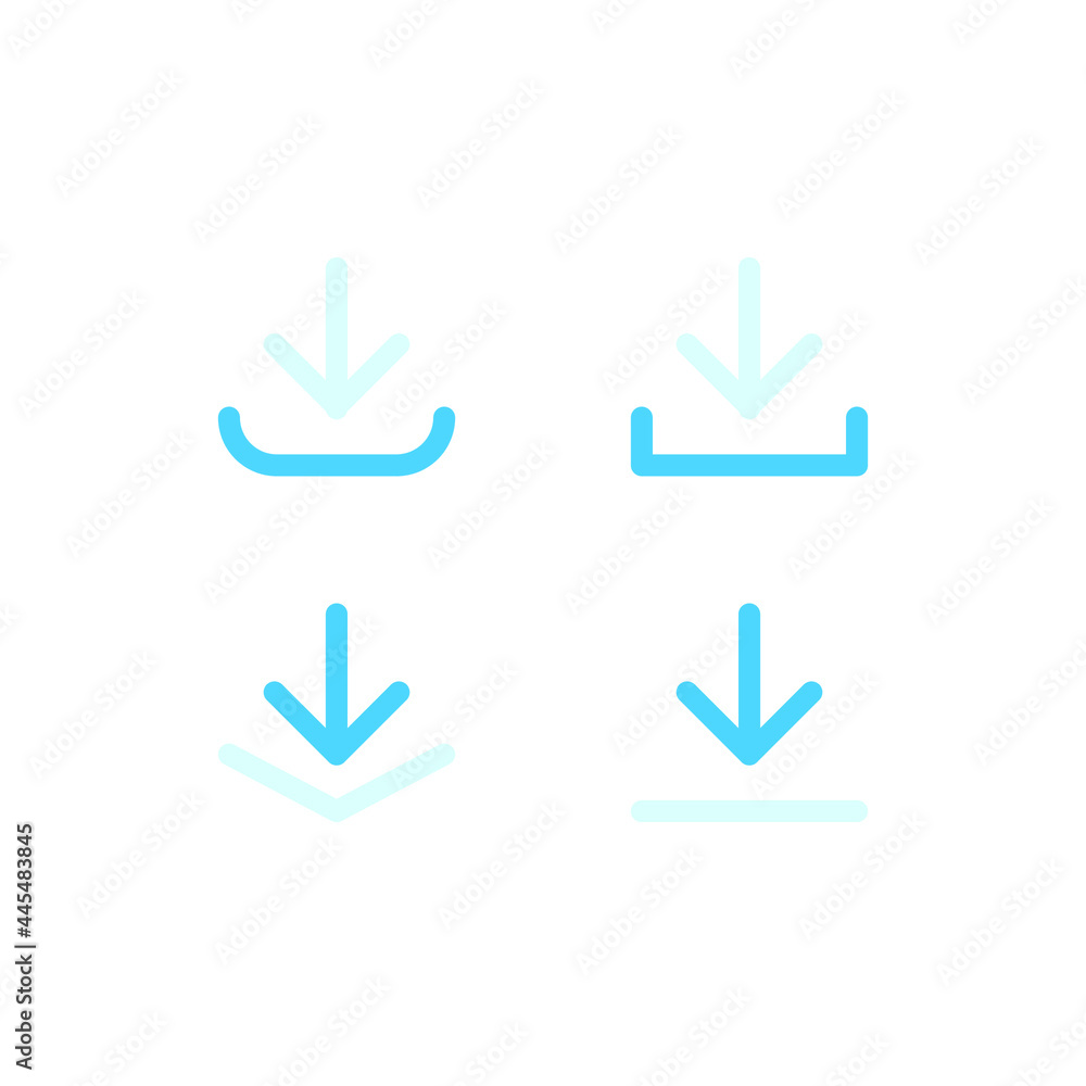 Illustration Vector Graphic of Download icon Illustration Vector Graphic of Download icon