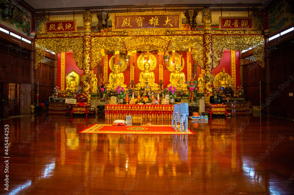 Wat Metta Thamrat or Wat Metta Tham Photiyan in Kanchanaburi, Thailand