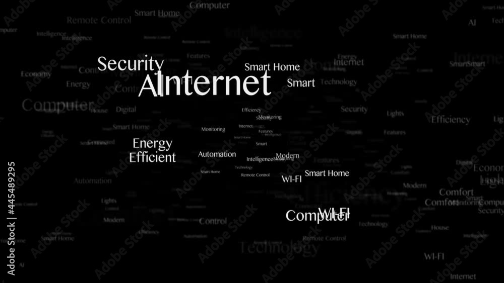 SMART HOME Keywords Animation, Background, Loop, 4k
SMART HOME Keywords Animation, Background, Loop, 4k