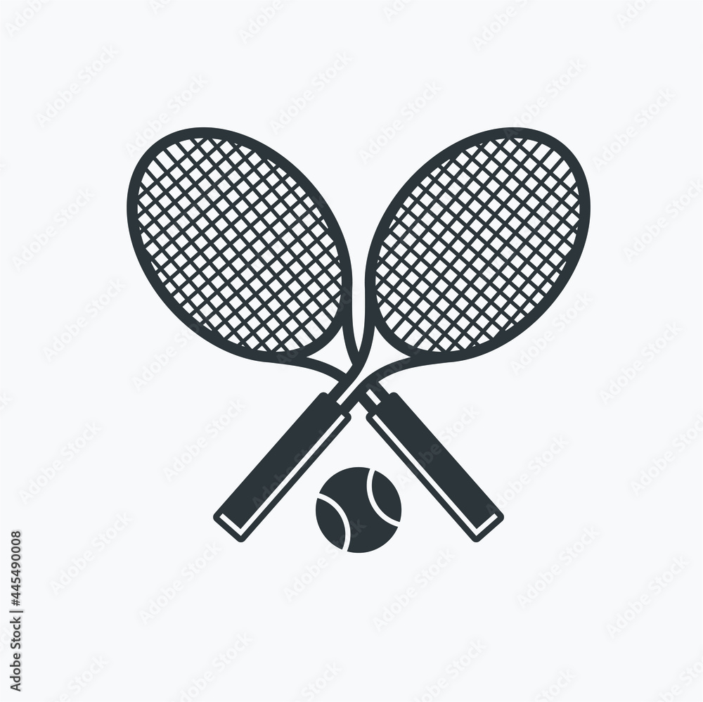 an illustration of a tennis racket and ball an illustration of a tennis racket and ball