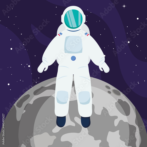 astronaut and pluto planet