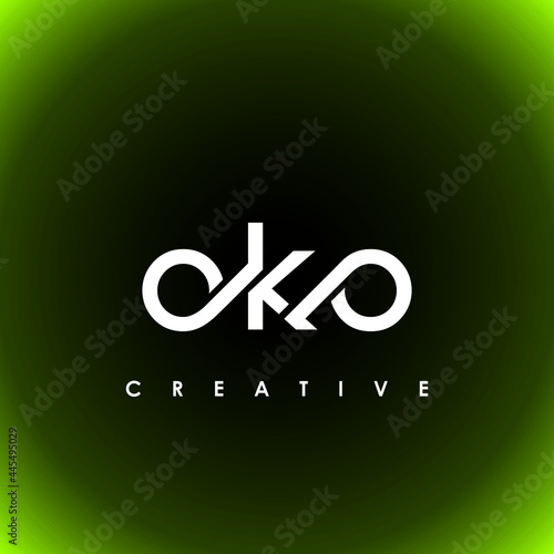 OKO Letter Initial Logo Design Template Vector Illustration