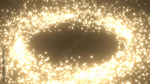 黄色 キラキラ パーティクル [ループ対応] [別Verあり]