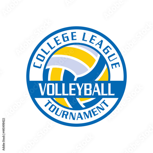 volley ball logo , sport logo vector