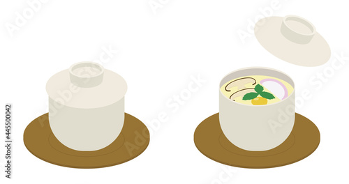 茶碗蒸し　線なし