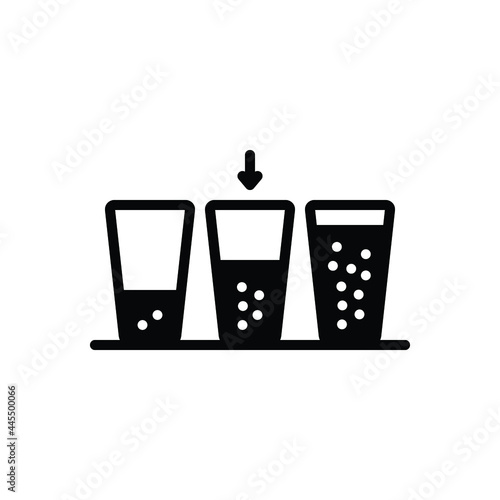 Black solid icon for medium