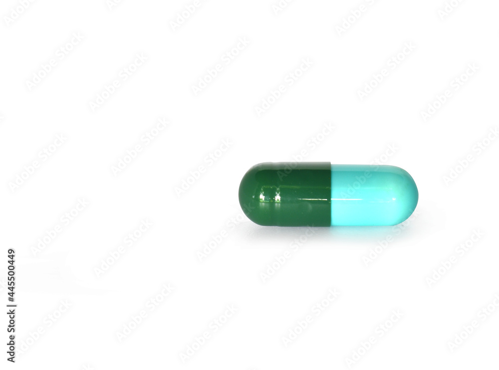 pills isolated on white