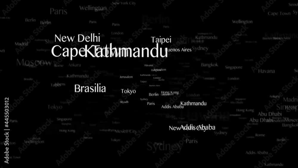 TRAVEL and World CITIES Keywords Animation, Background, Loop, 4k
TRAVEL and World CITIES Keywords Animation, Background, Loop, 4k