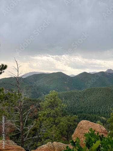 landscape of the mountains