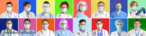 Group of doctors in medical...