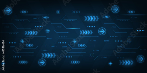 Vector circuit technology background with Hi-tech digital data connection systrem and computer electronic design.